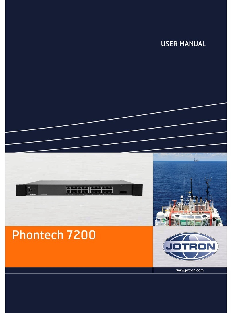 jotron Phontech 7200 user manual