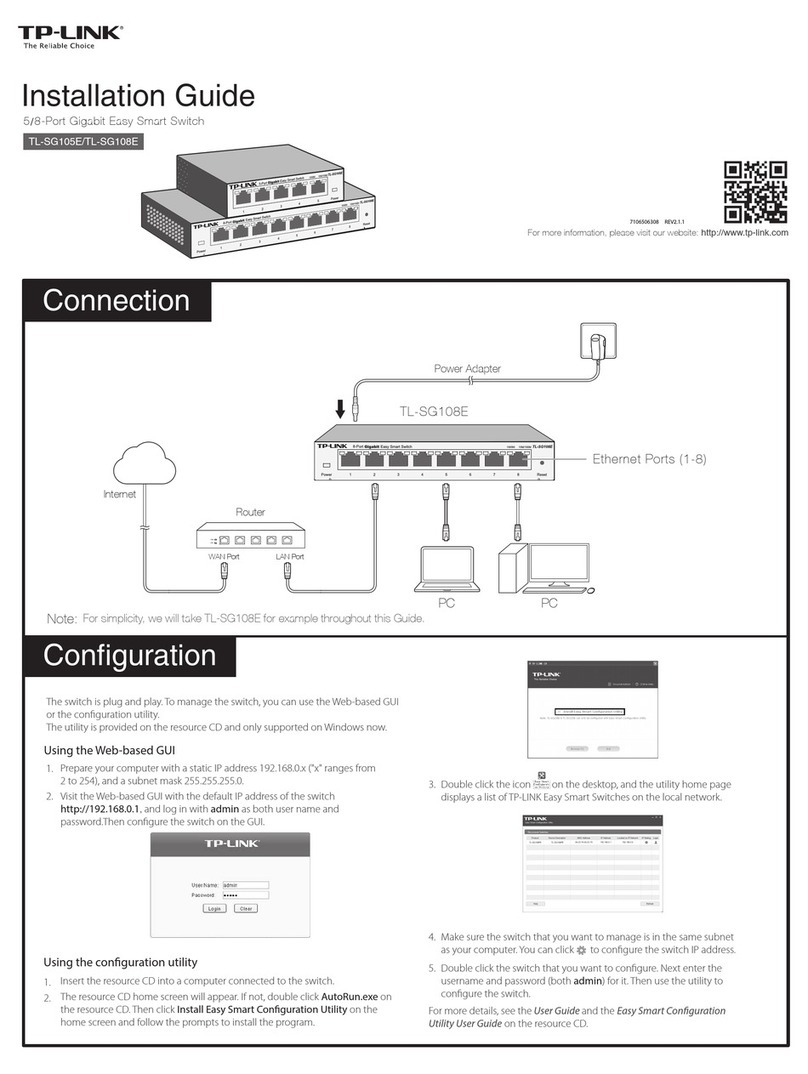 TP-Link TL-SG105E User manual