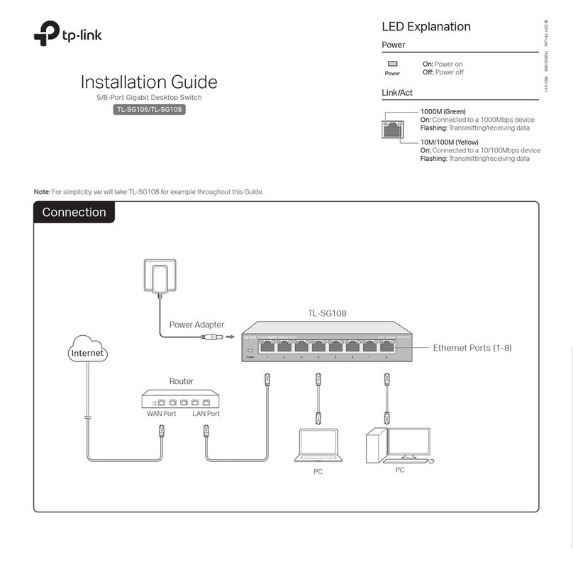 TP-Link TL-SG105 installation guide