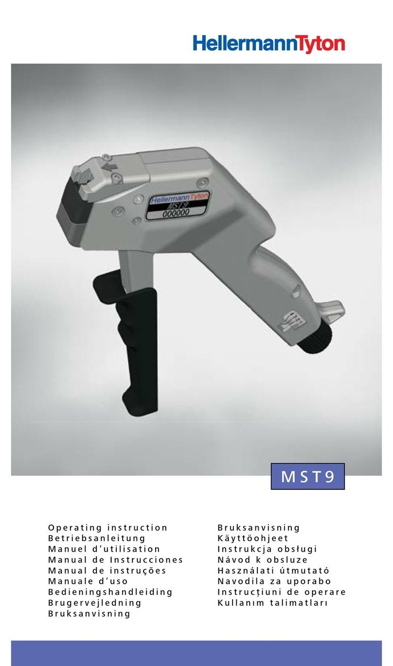 Hellermann Tyton MST9 User manual