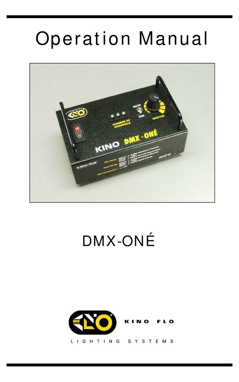 Kino Flo DMX-ONE User manual