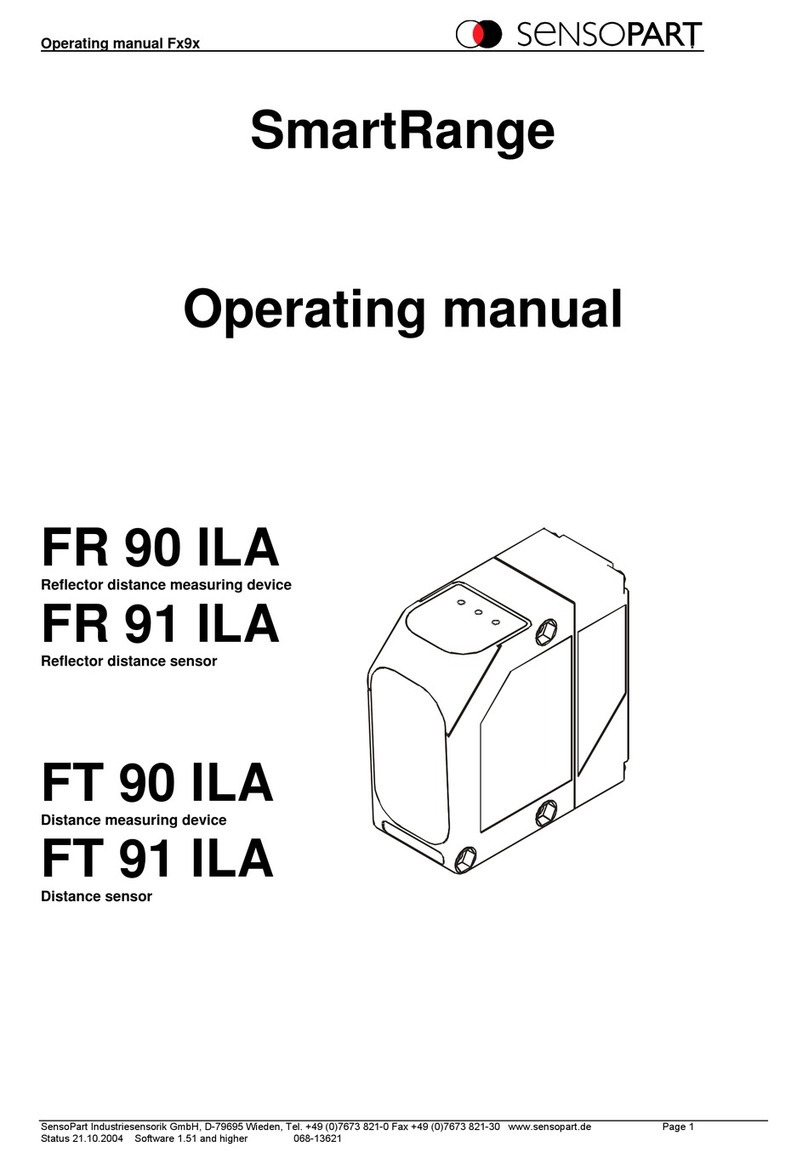 Sensopart SmartRange FR 90 ILA operating manual Sensopart SmartRange FR 90 ILA operating manual