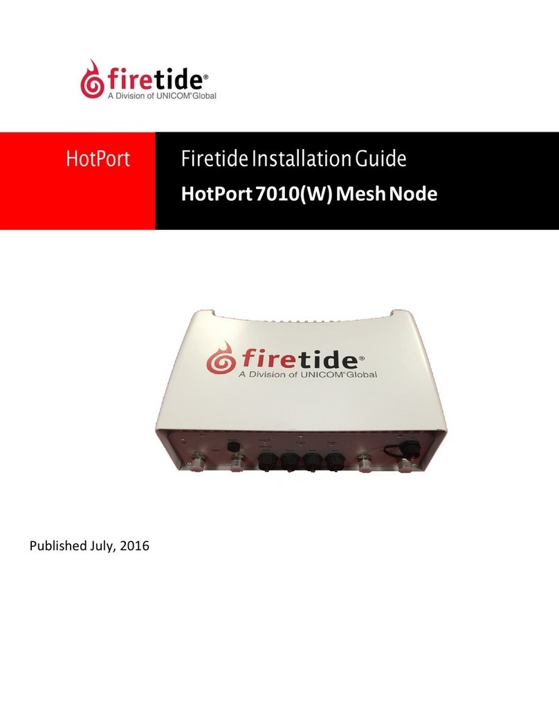Firetide HotPort 7010W installation guide Firetide HotPort 7010W installation guide