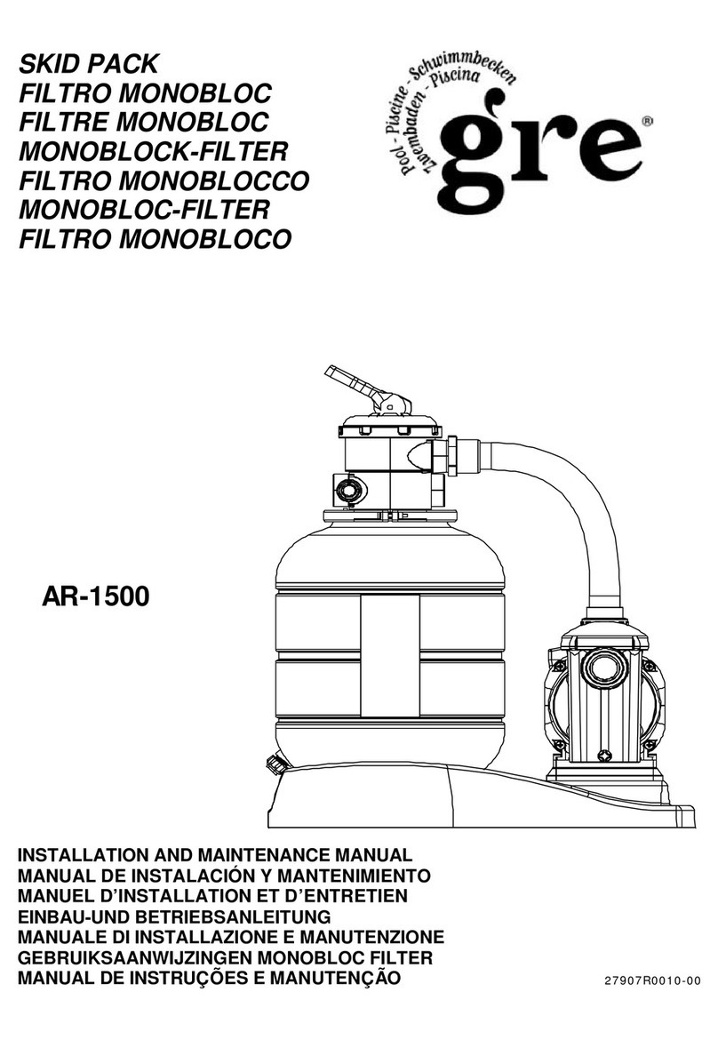 GRE AR-1500 Installation and maintenance manual GRE AR-1500 Installation and maintenance manual