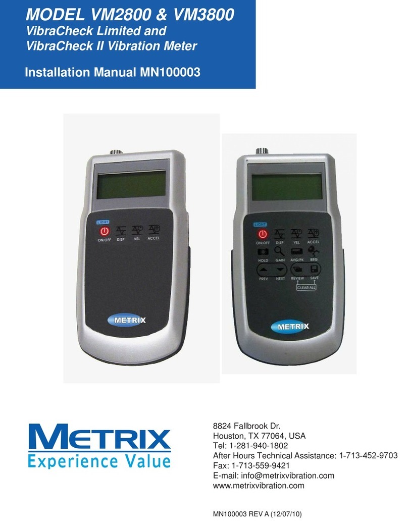 Metrix VM2800 installation manual