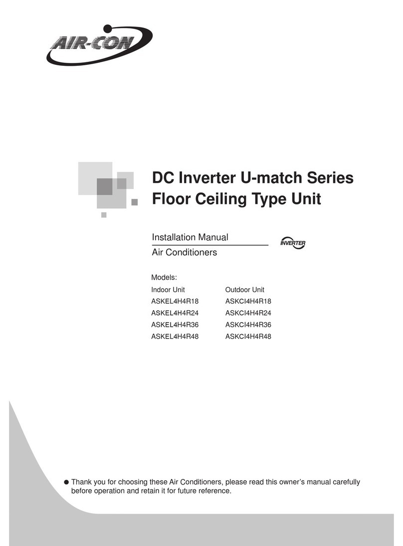aircon ASKCI4H4R18 User manual