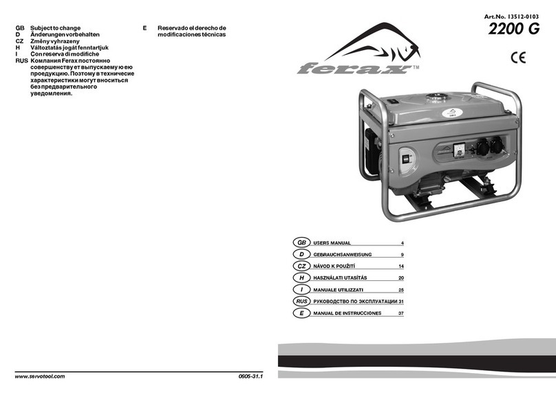 Ferax 2200G user manual