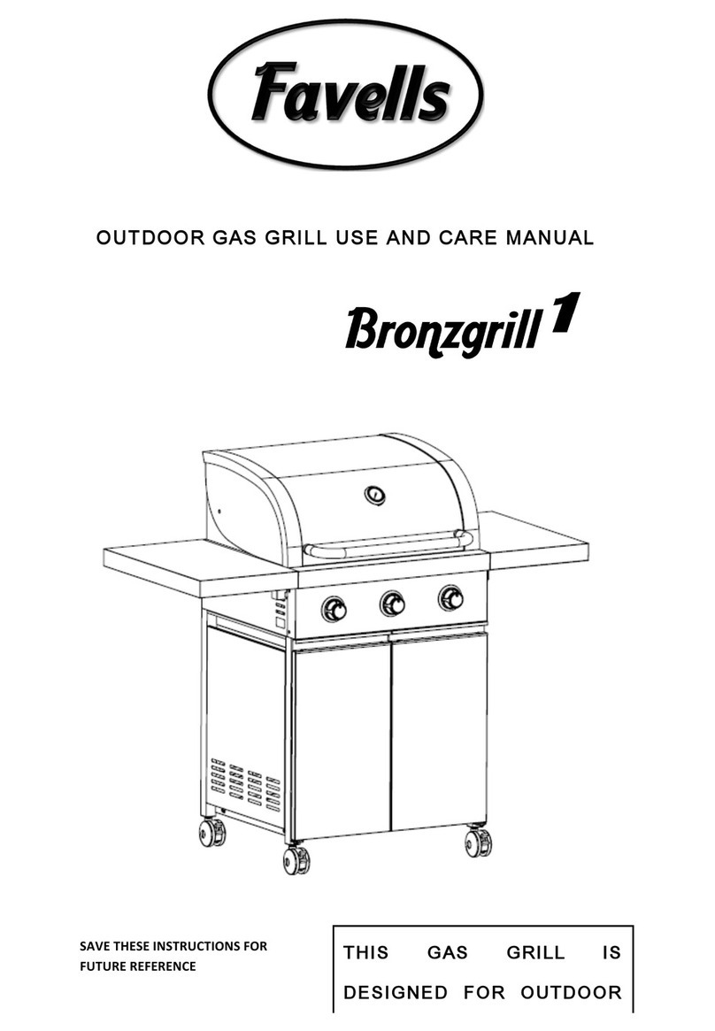 Favells Bronzgrill 1 use and care manual