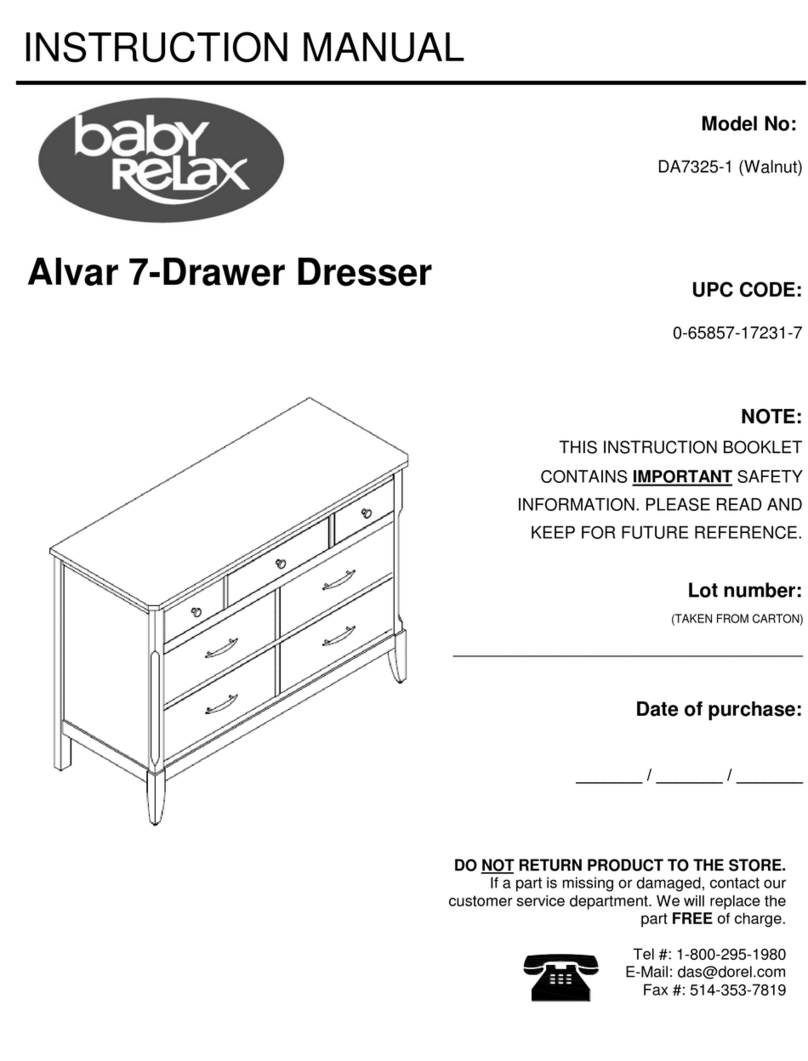 Baby Relax DA7325-1 instruction manual