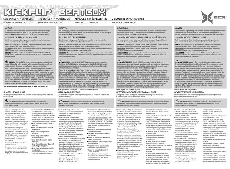 ECX Kickflip User manual