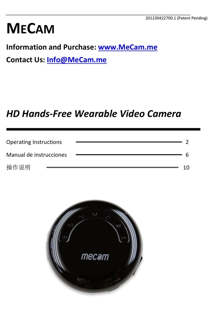 Mecam Classic operating instructions