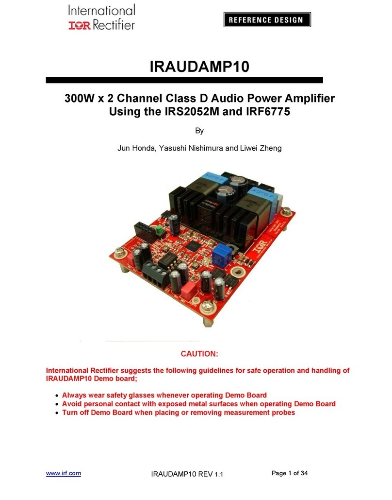 International Rectifier IRAUDAMP10 User manual