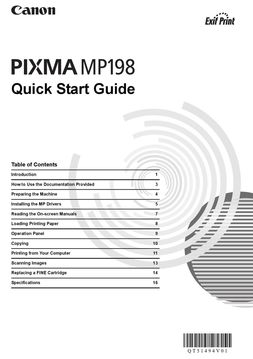Canon PIXMA MP198 User manual