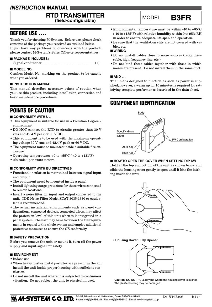 M-system B3FR User manual