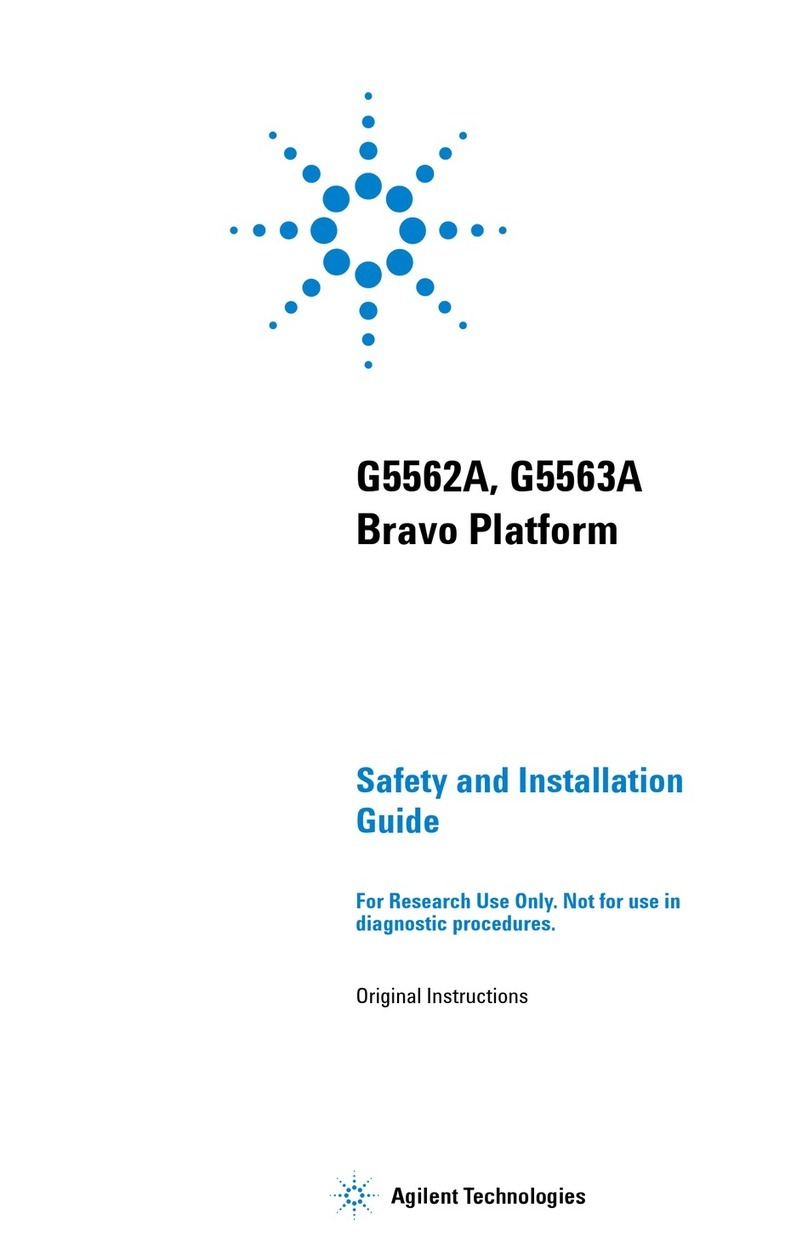 Agilent Technologies G5562A Setup guide
