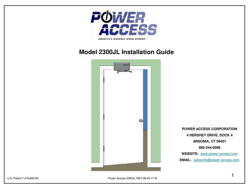 Power Access 2300JL installation guide