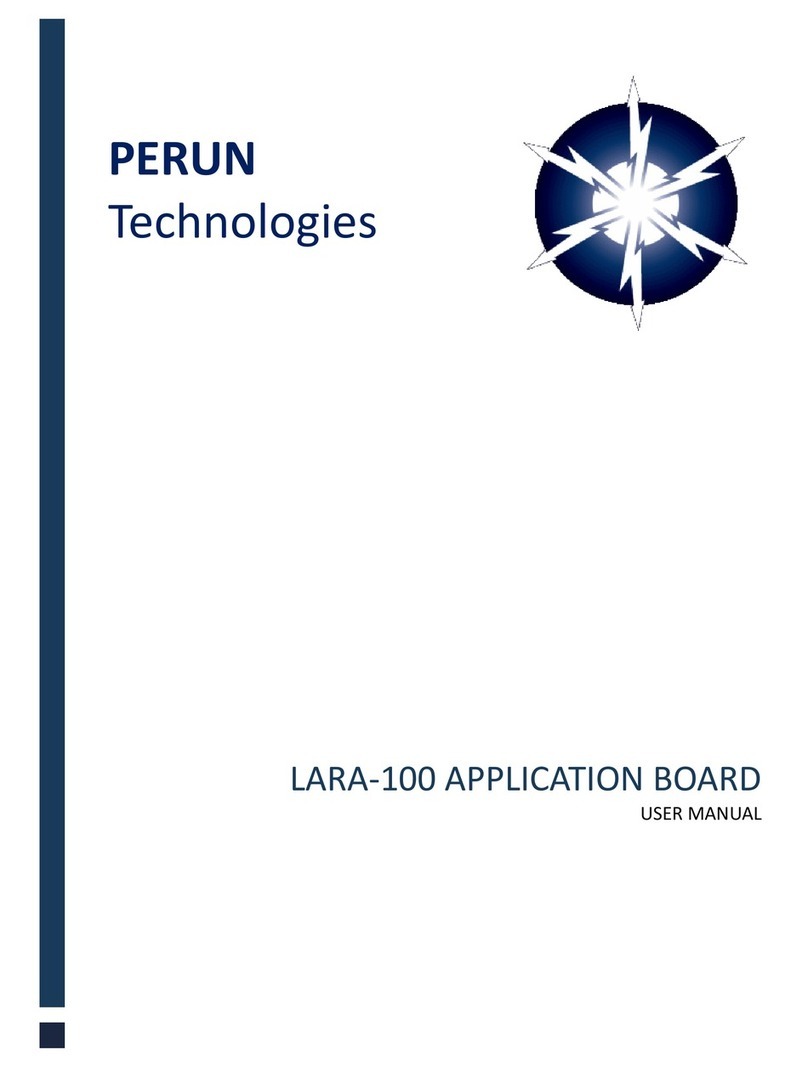 Perun Technologies LARA-100 COMM user manual