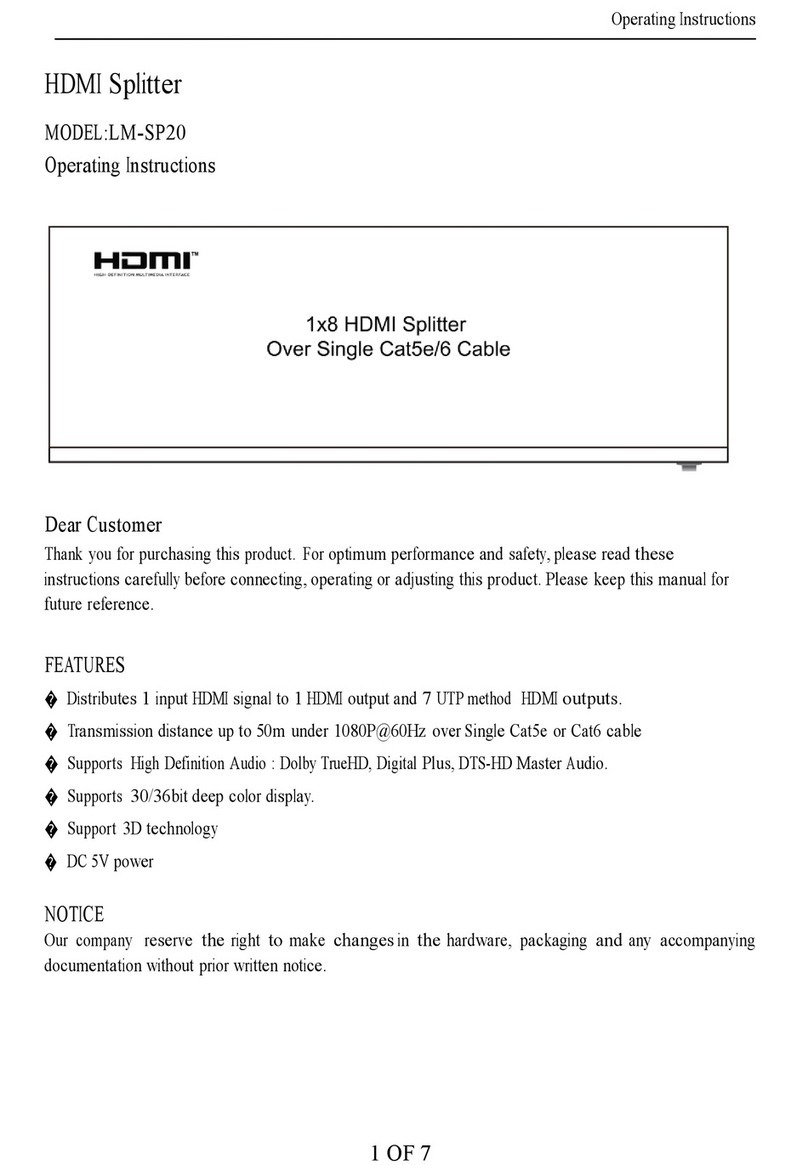 LINK-MI LM-SP20 operating instructions