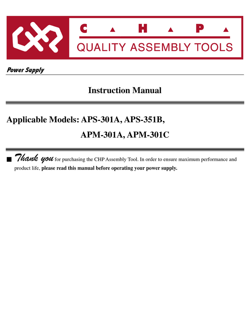 CHP APS-301A instruction manual