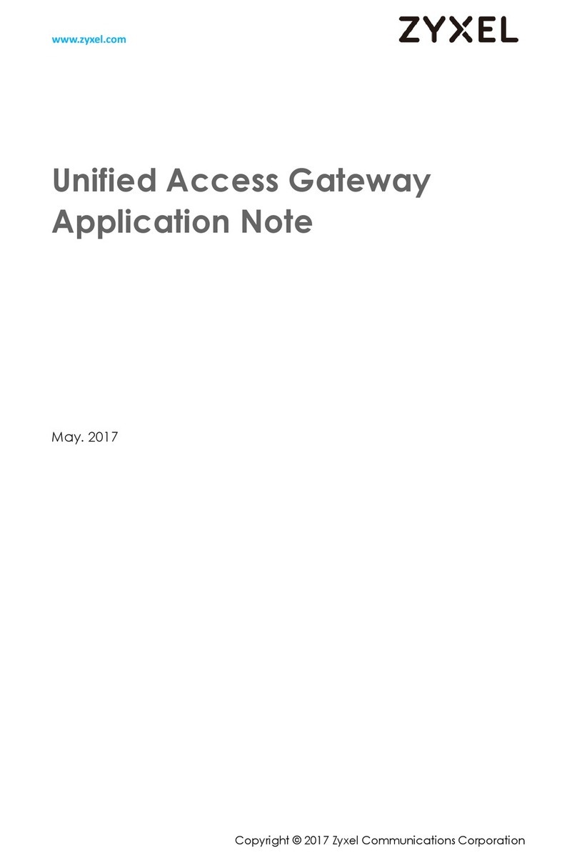 ZyXEL Communications UAG4100 Installation and operating instructions