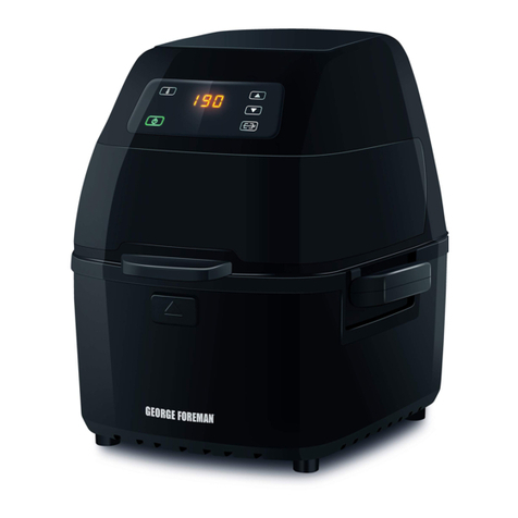 George Foreman CYCLO CHEF GFAF5000 User manual