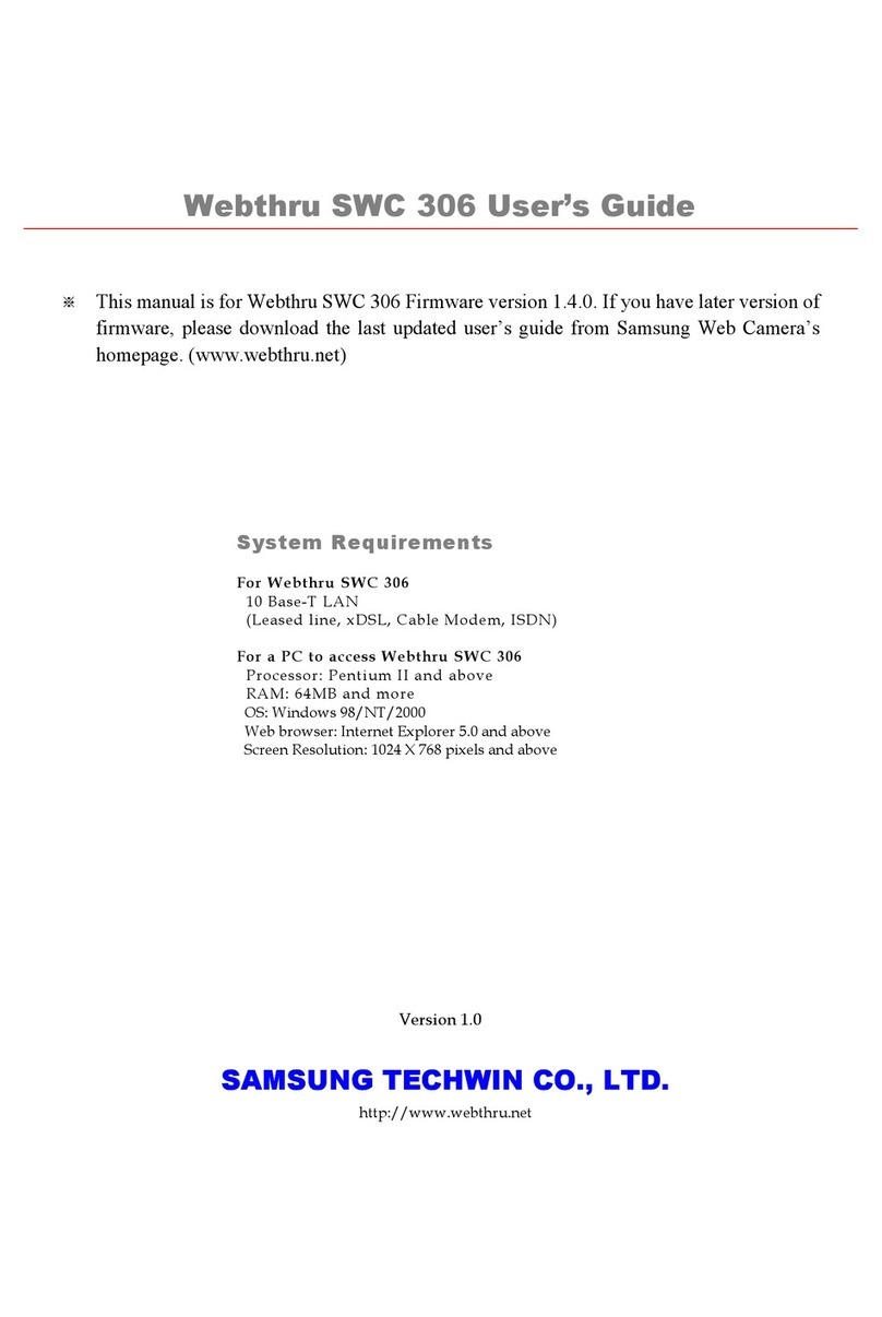 Samsung Webthru SWC 306 User manual