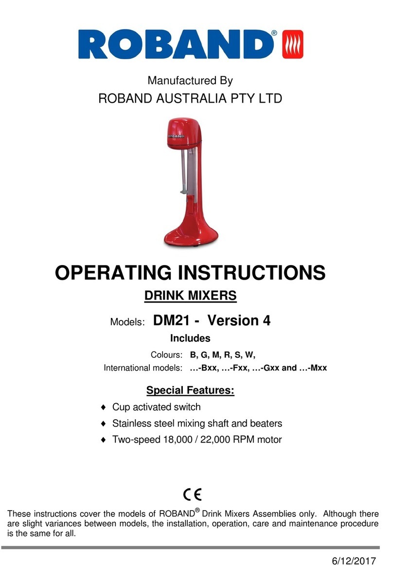 ROBAND DM21B series operating instructions ROBAND DM21B series operating instructions