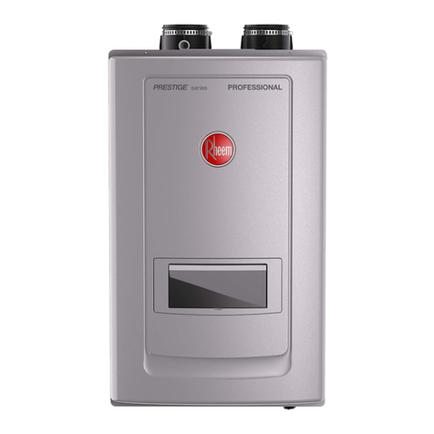 Rheem RTGH-RH10DV User manual