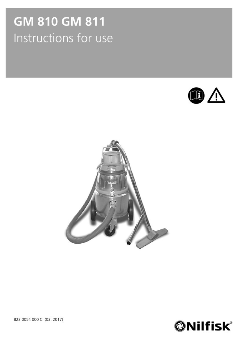 Nilfisk-Advance GM 811 instructions