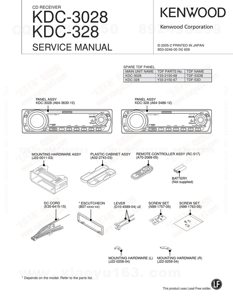 Kenwood KDC-3028 User manual
