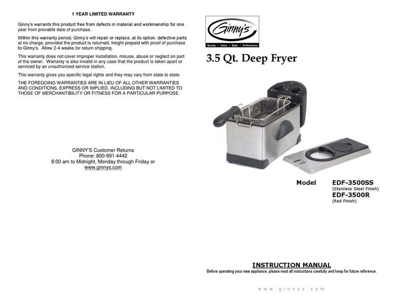Ginnys EDF-3500SS User manual
