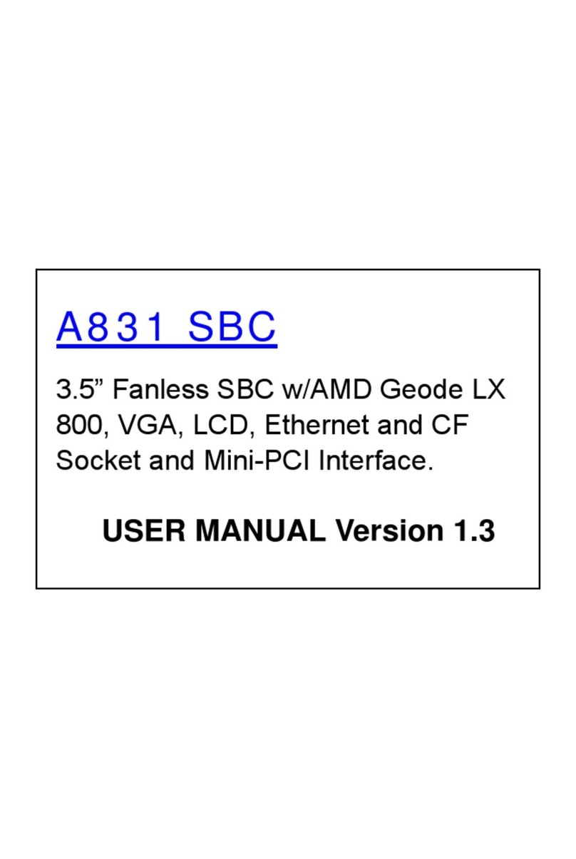 Winmate A831 User manual