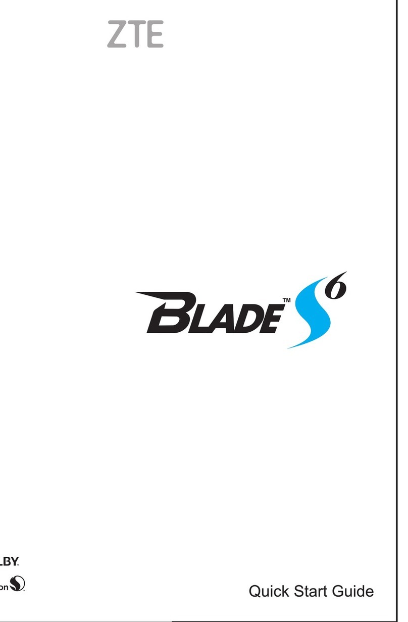 Zte Blade S6 User manual