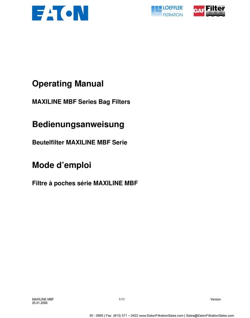 Eaton MAXILINE MBF Series operating manual