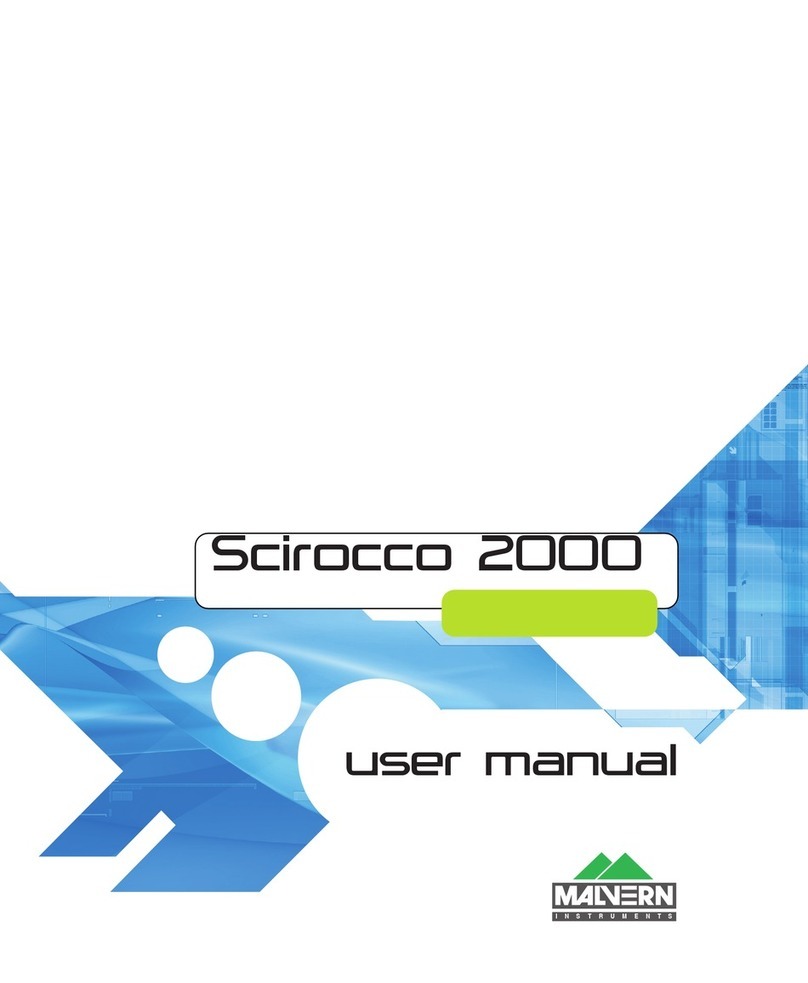 Malvern Scirocco 2000 User manual