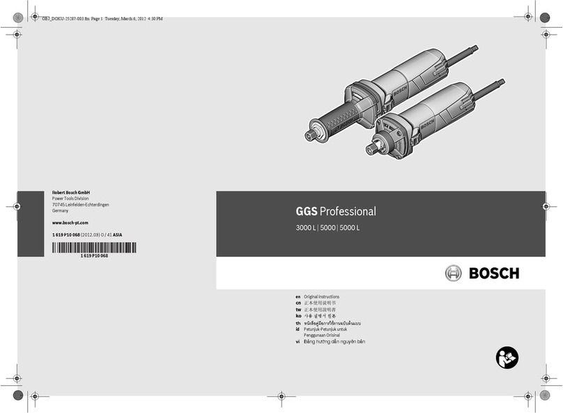 Bosch GGS 3000 L Professional Original instructions