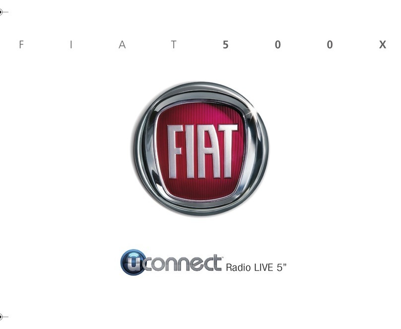 Uconnect Radio LIVE 5 inch User manual Uconnect Radio LIVE 5 inch User manual