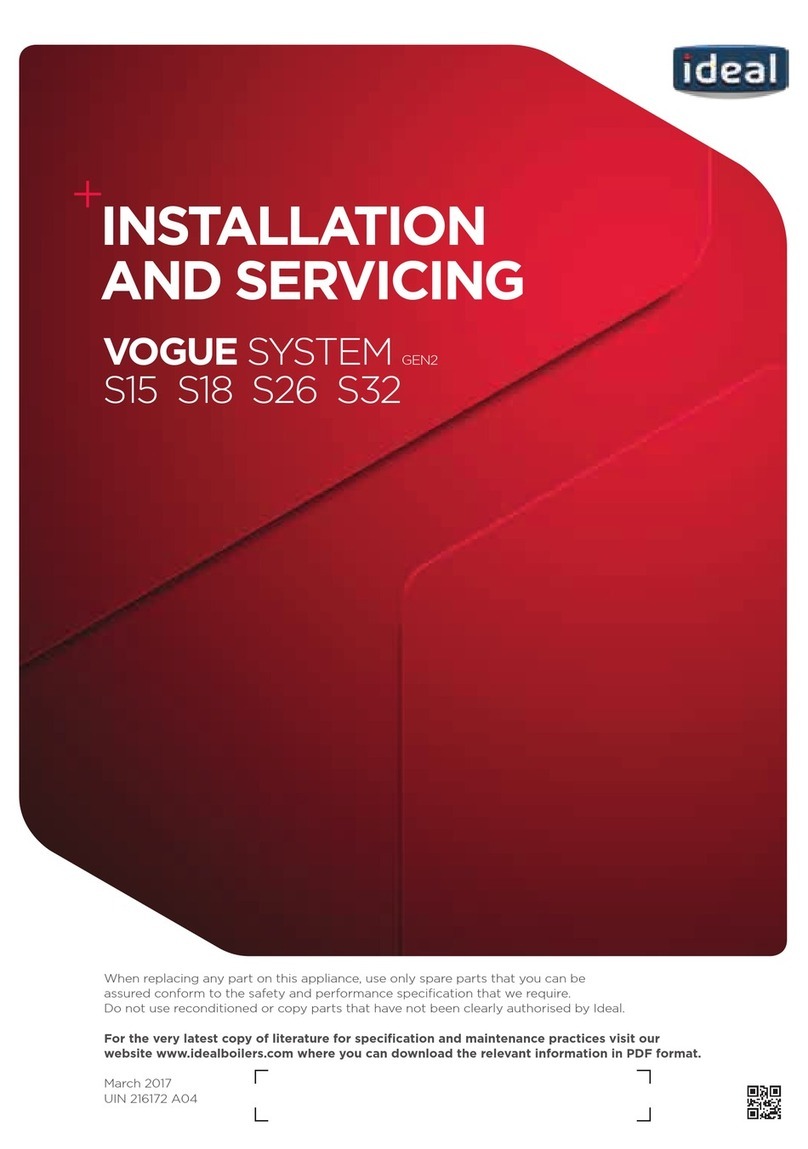 IDEAL Vogue System Gen 2 S15 User manual