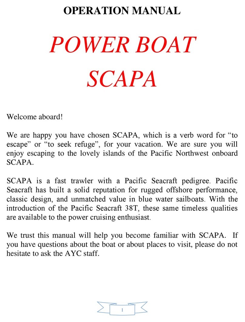 Anacortes Yacht Charters SCAPA Operation manuals