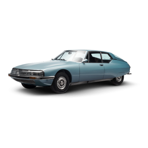 CITROEN SM Instruction manual CITROEN SM Instruction manual