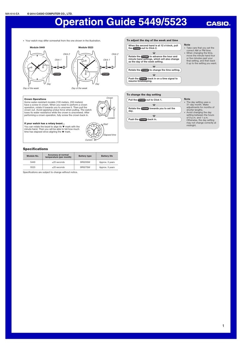 Casio 5449 User manual Casio 5449 User manual