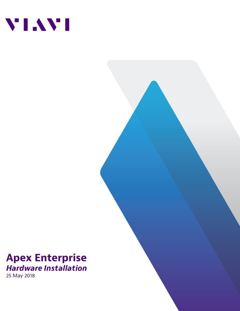 Viavi APEX-ENT-32T Hardware installation