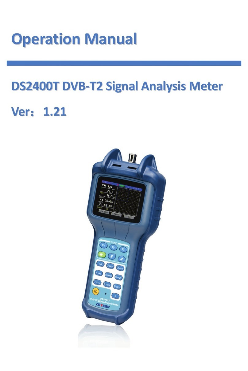 Deviser DS2400T Operation manual