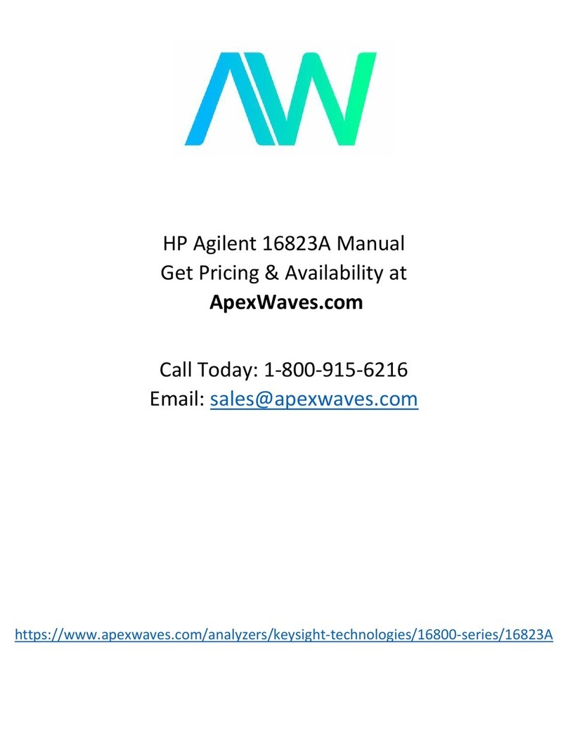 Keysight 16801A User manual