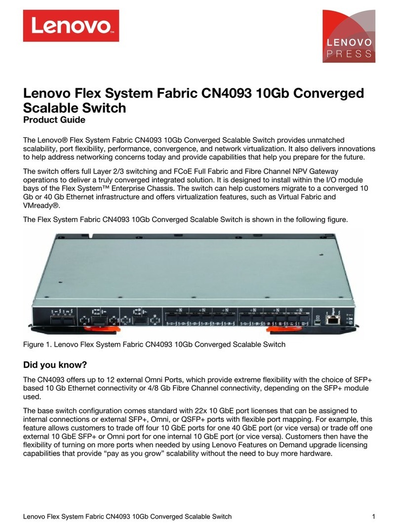 Lenovo Flex System Fabric CN4093 User manual