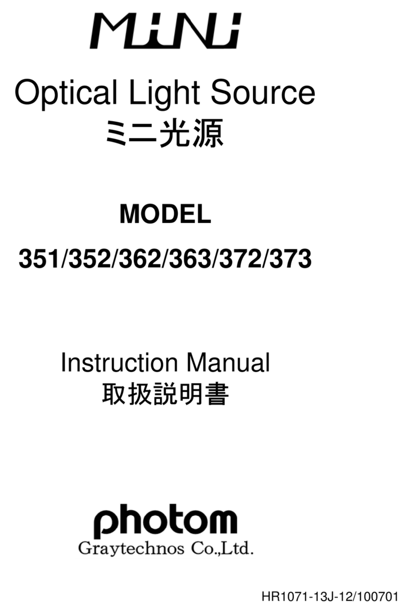 Graytechnos Photom 351 instruction manual