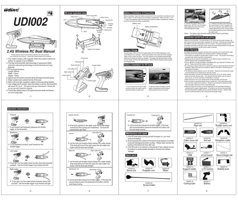 UDI R/C UDI002 User manual