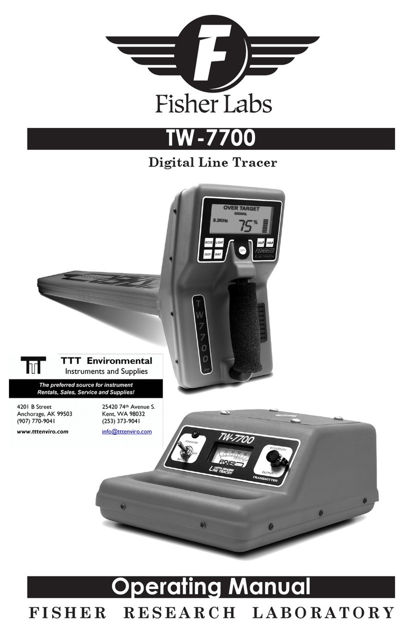 Fisher Labs TW-7700 operating manual