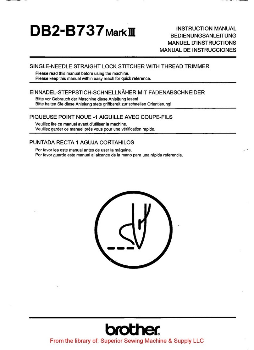 Brother DB2-B737 Mark III instruction manual