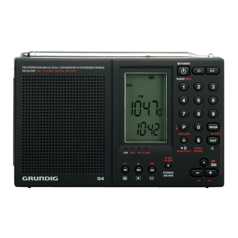 Grundig G4 WORLD RECORDER owner's manual Grundig G4 WORLD RECORDER owner's manual